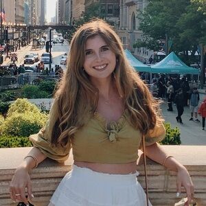 Lush Green puff sleeve crop top